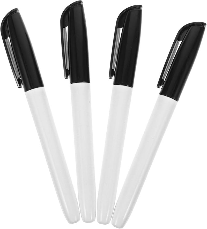 Veemoon 4 Pack Fine Tip Dry Erase Markers Non Toxic Water Based Ink for Whiteboard - Image 1